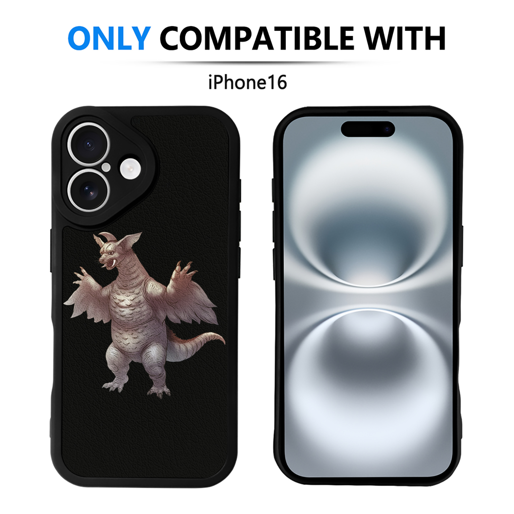 （画像用） ウルトラマン Ultraman 【iPhone 16シリーズ対応】シリコンスマホケース（レザー調） 材質：シリコン